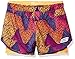 Skechers Girls' Big Print 2-in-1 Compression Short, Blazing Orange, Medium