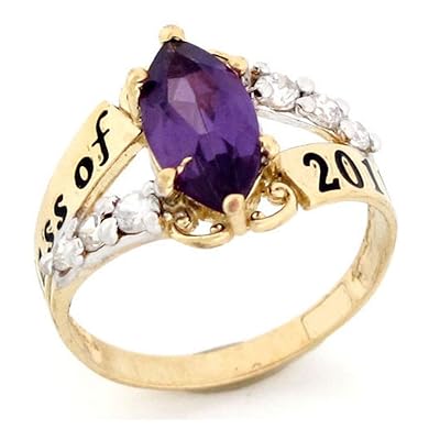 Class of 2019 Graduation Ring with Simulated Jordan Ubuy