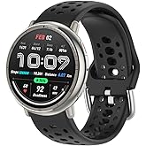 ViCRiOR Watch Bands Compatible with Amazfit Active 2/ Active, 20mm Soft Silicone Breathable Replacement Strap for Amazfit GTS 4/4 Mini / 3 / 3e/ 2 Mini / 2e/ 2 Women Men