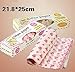 Wax Paper,Food Picnic Paper,50 sheets Grease Proof Paper,Waterproof Dry Hamburger Paper Liners Wrapping Tissue for Plastic Food Basket By Meleg Otthon(floral pattern)