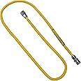 LASCO 10-1213 Flexible Coated Gas Appliance Supply Line, 60-Inch, 3/8-Inch OD Connector with 1/2-Inch MIP X 1/2-Inch FIP Fittings , Yellow