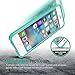 iPhone 6S Case, Trianium [Clear Cushion] Premium Clear Hard Back Panel + TPU Bumper for Apple iPhone 6 (2014) / iPhone 6s (2015) - Shock Absorbing + Scratch Resistant Frame Cover Case - Turquoise