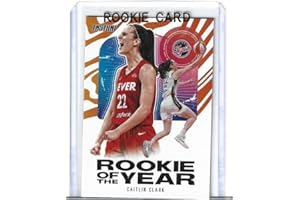 GENERIC 2024 Caitlin Clark Rookie of The Year Card - Basketball Rookie Card, Panini Instant Rookie of The Year WNBA #CCROY Indiana Fever RC Rookie Card