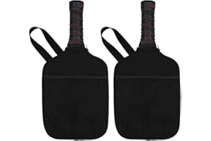 HEYSKAY Pickleball Paddle Cover Pickleball Racket Sleeve Bag with Handle Strap Pickle-Ball Equipment Protective Paddle Sleeve