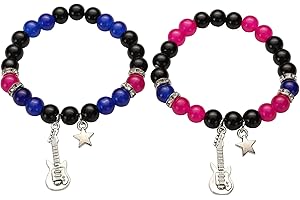 UNIIDEAL T-v-g-irl Friendship album Bracelets Cosplay Costume Accessories Couple Relationship Distance Bracelet Anime Charm Pinky Promise Pink Best Friends Distance Matching Bracelet for 2 Halloween Christmas Bracelets Jewelry Gifts for BFF Women Men