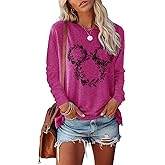 Magic Kingdom Castle Shirt Casual Vacation Holiday Long Sleeve Shirts for Women Fairy Cute Tops