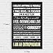 Motivational Poster I Am an Entrepreneur for Home Office Use - Start Your Day Off Right by Reminding Yourself Why You Do What You Do - English Language