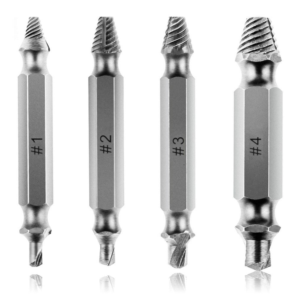Damaged Screw Remover Set, UniWey Screw Remover and Extractor Set Set