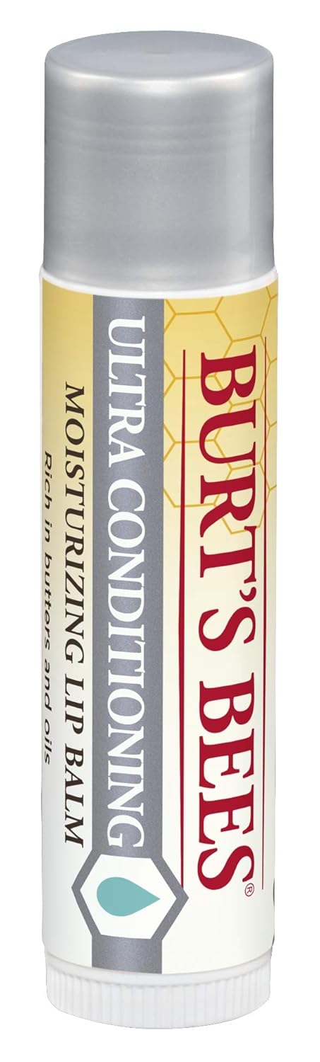 Burt's Bees 100% Natural Moisturizing Lip Balm, Ultra Conditioning with Kokum Butter, Shea Butter & Cocoa Butter - 2 Tubes : Lip Balms And Moisturizers : Beauty