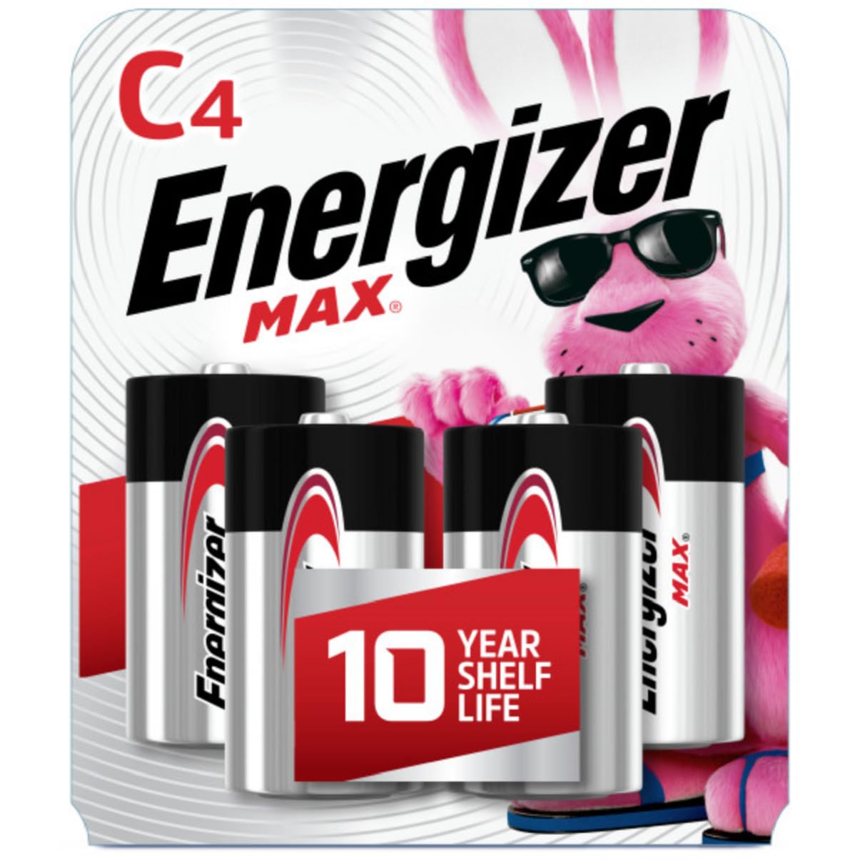 Photo 1 of Energizer MAX C Batteries (4 Pack), C Cell Alkaline Batteries