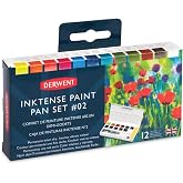 Derwent Inktense Paint 12 Pan Palette #2 (New)
