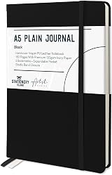 Stationery Island A5 Unlined Notebook Hardback 180 Pages 120gsm Paper