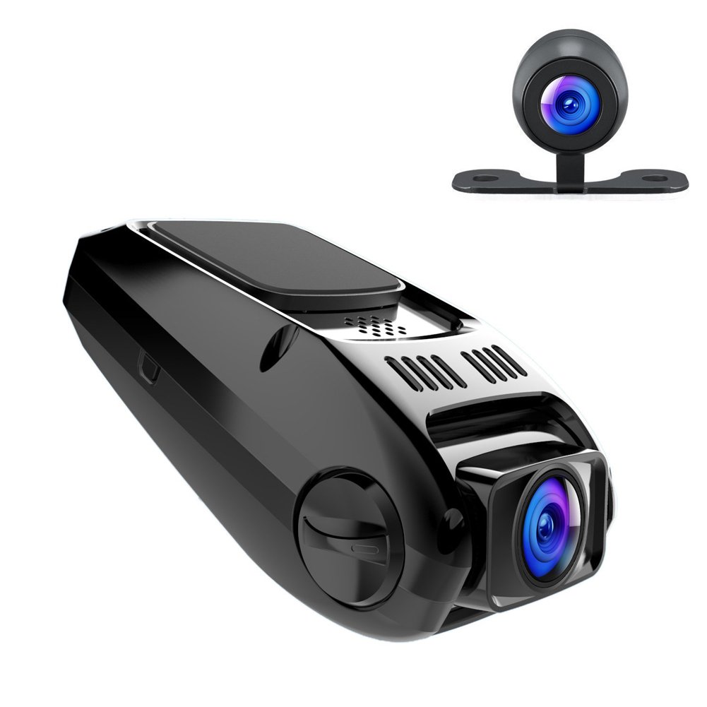APEMAN Cámara de Coche p Full HD Dashcam con Doble Cámaras Caja