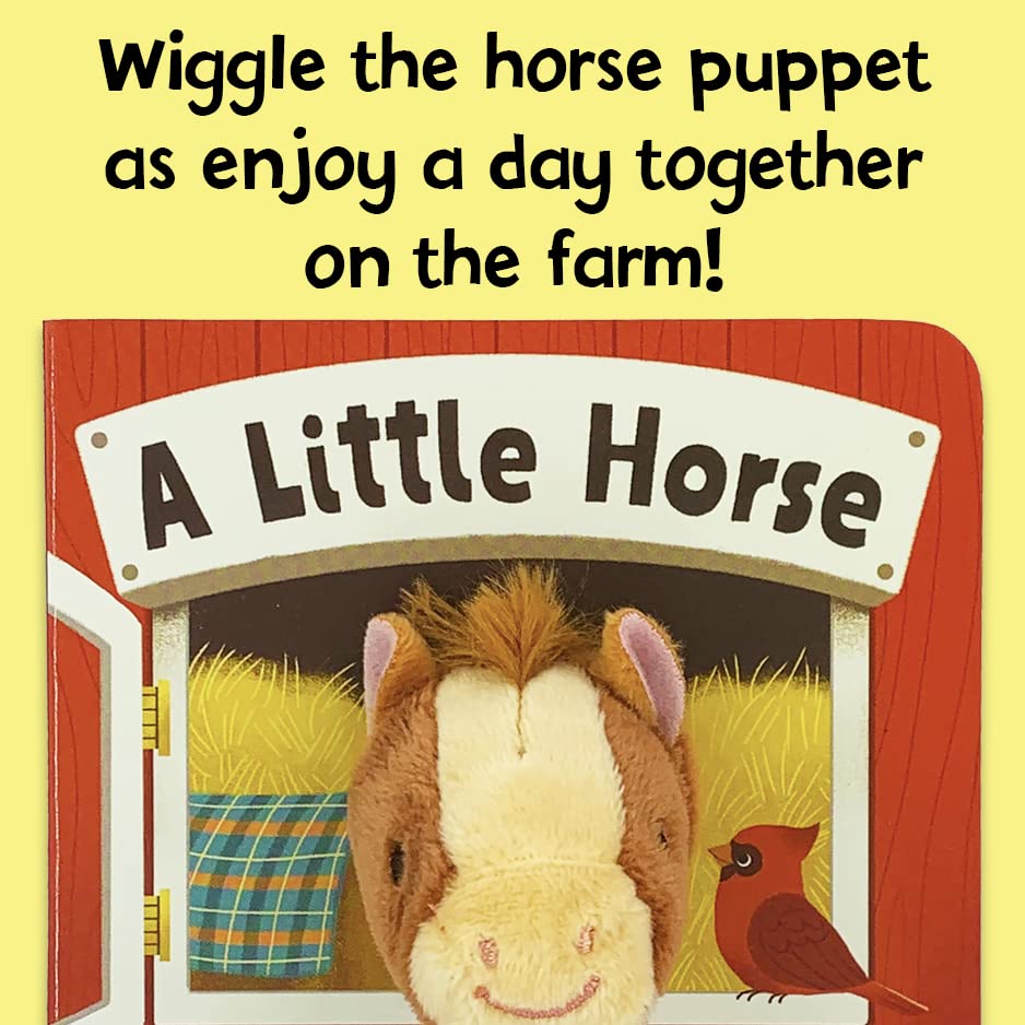 A Little Horse - Finger Puppet Board Book for Little Pony & Farm Lovers, Ages 1-4