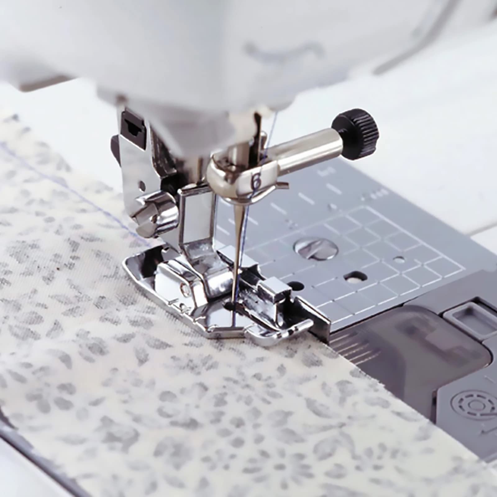 3 Pcs Sewing Machine Presser Foot Set of 1/4 inch Quilting Patchwork, Stitch in Ditch and Overcast Presser Foot for All Low Shank Snap-On Singer, Brother, Babylock, Euro-Pro