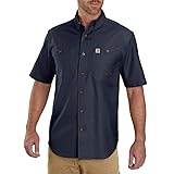 Carhartt mens Rugged Flex Rigby Short Sleeve