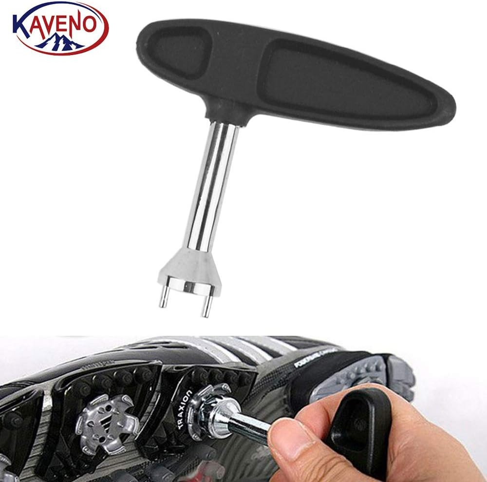 kaveno Golf Spike Wrench Two Pin Shoes Remover Tool Replacement Aid (Hand Shape)