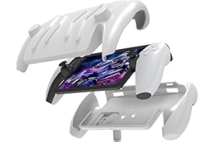 JDDWIN Full Protective Case Cover for PS5 & Playstation Portal, PS5 Portal Case with Adjustable Kickstand, Detachable Front Shell