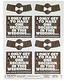 Be My Groomsman - Beer Labels - 4 Bottle Labels and 4 Neck Labels - For Weddings
