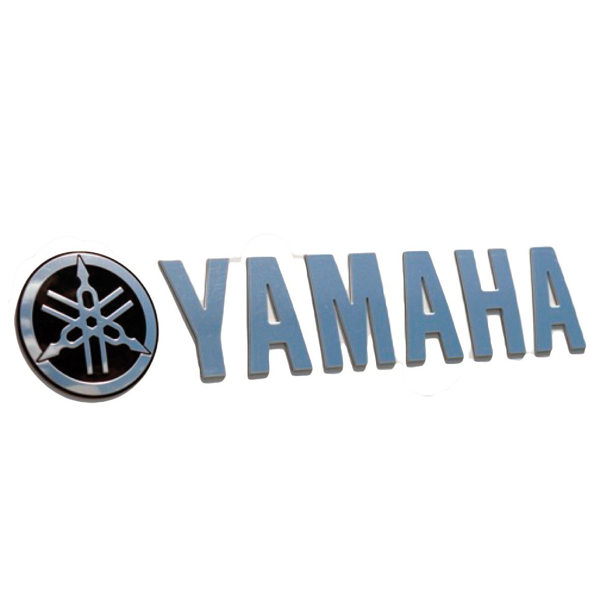 OEM Yamaha Tuning Fork Logo 3D Emblem Silver/Black SBTDECAL3D08 Buy