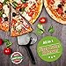 Delightly Pizza Cutter Slicer Wheel and Spatula Server Stainless Steel Razor Sharp Pizza Cutter