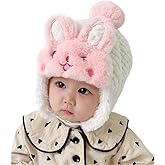 XYX Crochet Earflap Fleece Hats Beanie Cap Winter Warm Knit Caps for Toddlers Baby Girls and Boys