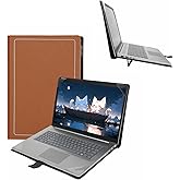 Honeymoon Protective Case Cover for 16 Inch IdeaPad Flex 5 Gen 7 & IdeaPad Pro 5i & IdeaPad Slim 5 / Slim 5i / Slim 5i Pro Gen 8/7/6 Series Laptop,Multi-Angle Stand with Heat-Vent,Brown
