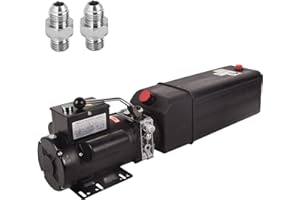 LFGUD Hydraulic Power Unit 16 Quart 4 Gallon Hydraulic Pump 220V 3450 RPM 2HP Single Phase Electric Hydraulic Car Lift Pump for Car Lifting Platforms