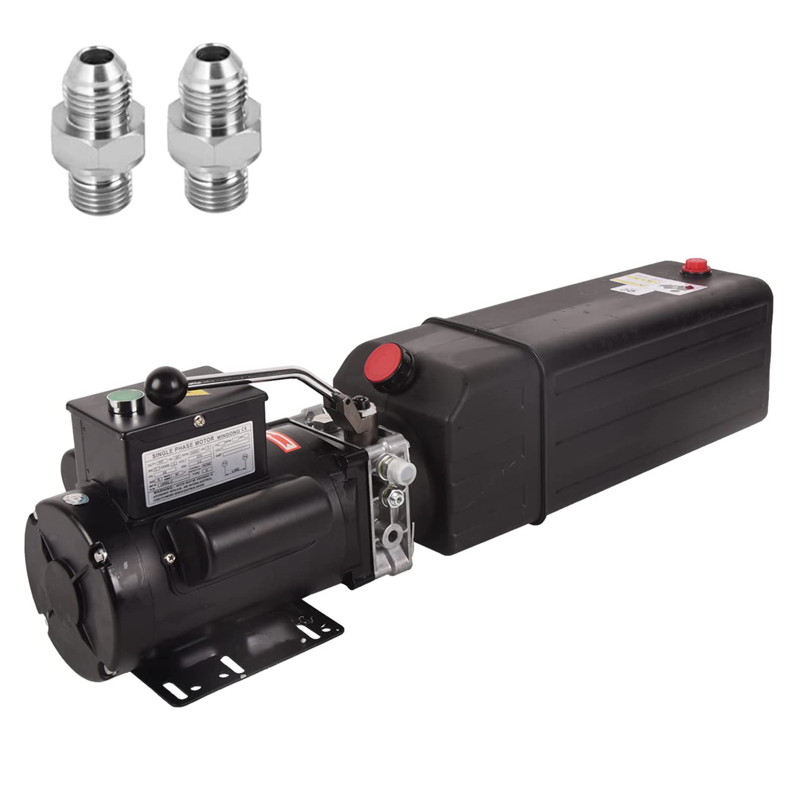 Photo 1 of  *USE MISSING PARS*  LFGUD Hydraulic Power Unit 16 Quart 4 Gallon Hydraulic Pump 220V 3450 RPM 2HP Single Phase Electric Hydraulic Car Lift Pump for Car Lifting Platforms