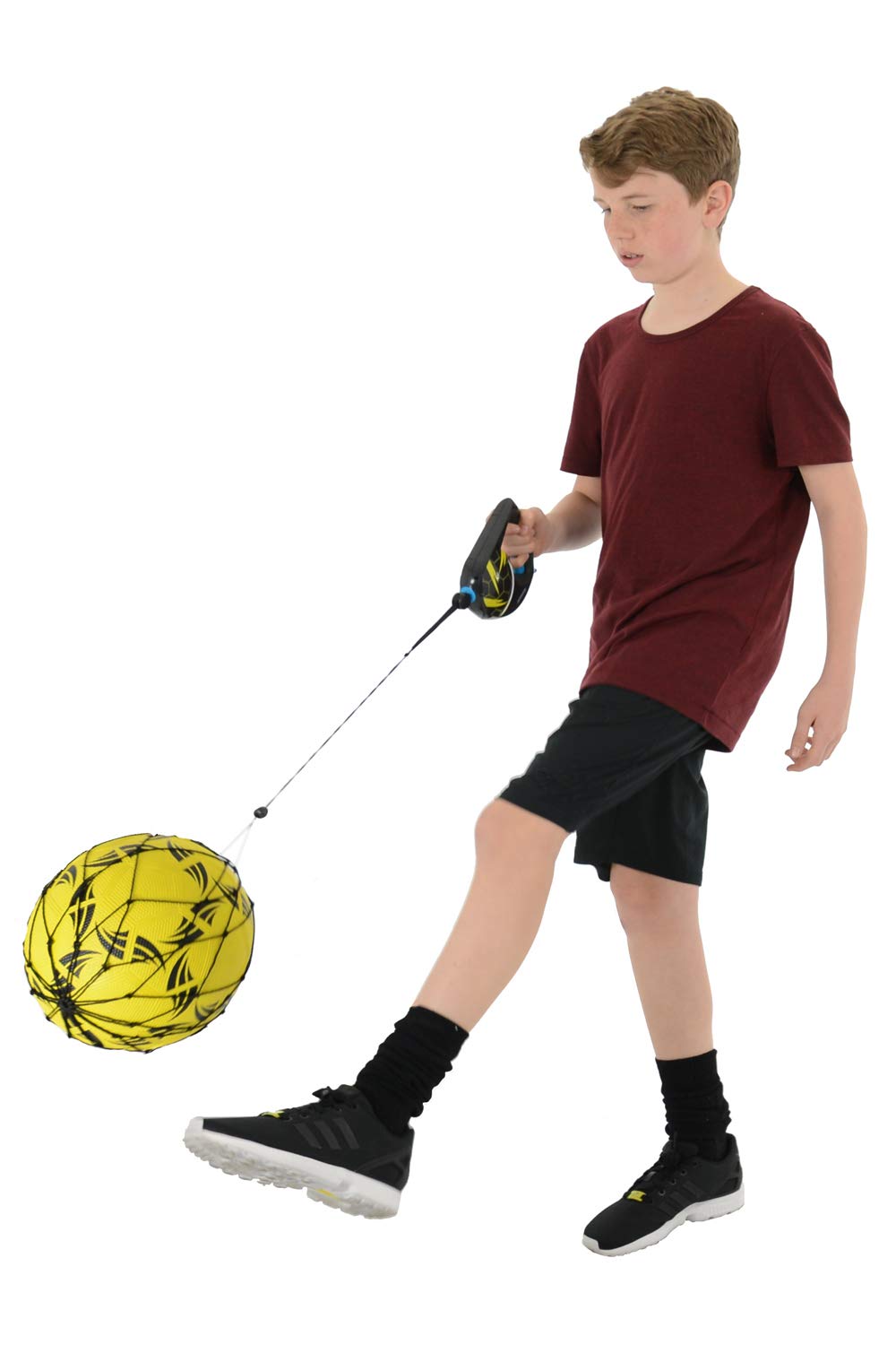 Kickmaster Close Football Control Shoot Pass Trainer Soccer Skills Practice Set