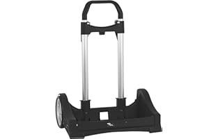 safta Adults, Unisex's Luggage Trolley, Black/White, 85cm/33 .7"