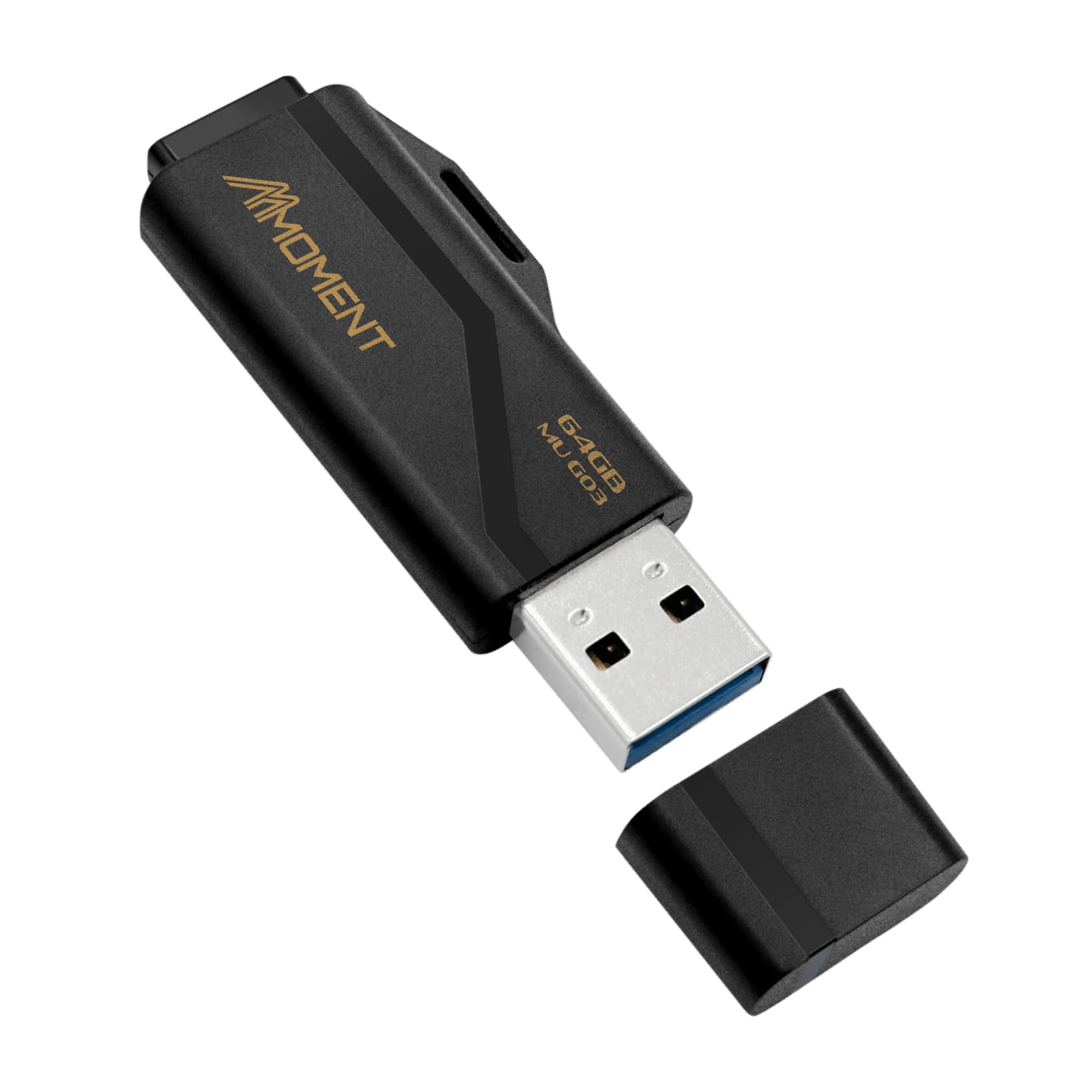 MMOMENT MU G03 64GB Flash Drive USB 3.2 (USB 3.1/ USB3.0) USB Flash Drive, Read Speed up to 100MB/s Thumb Drive Memory Stick