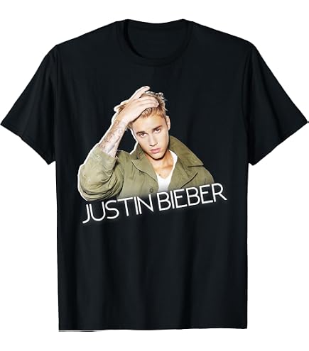 Amazon.com: Justin Bieber Official Standing Tall T-Shirt