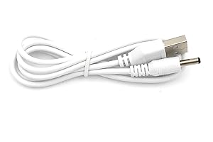 XCIVI Replacement USB Charging Cable for Fairywill/KIPOZI Sonic Electric Toothbrush - 3 Feet (1 Meter) (White)