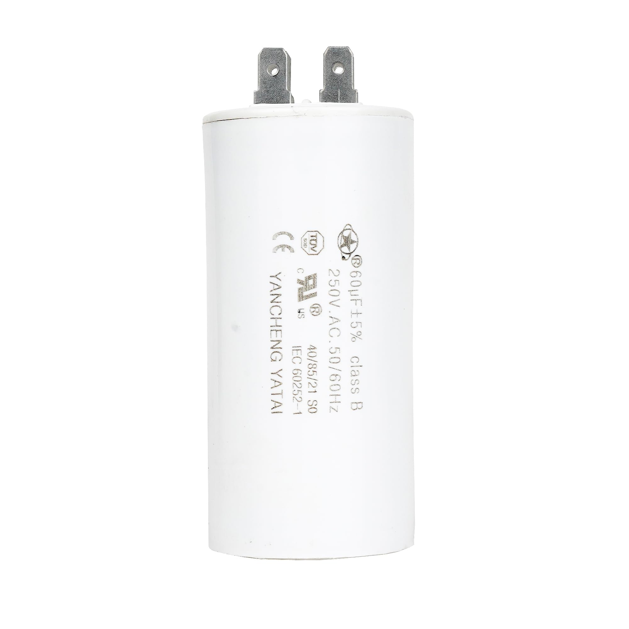 Fydun CBB60 Betriebskondensator 60µF – 250V AC, 50/60Hz, Zylindrisch, Hitzebeständig – Für Motoren, Pumpen, Klimaanlagen