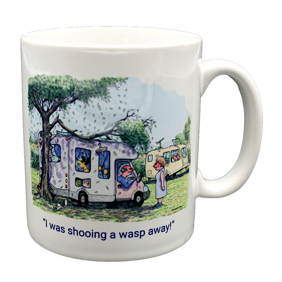 Armand Foster Motorhome Humour Cartoon Funny Gift Double Sided Mug - Cartoons
