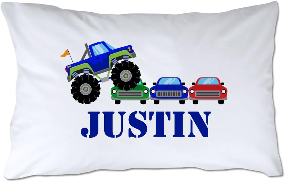 Amazon Com Pattern Pop Personalized Blue Monster Truck Rally
