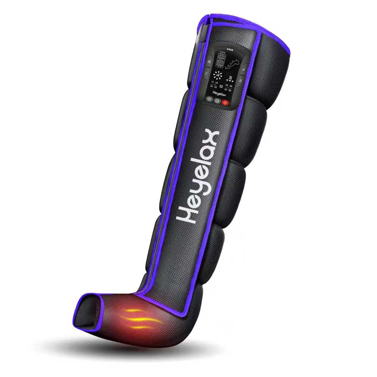 Photo 1 of Heyelax Leg Compression Massager for Circulation and Pain Relief FSA, Recovery Boots Sleeve for Fast Therapy, Cordless Leg Massager with Heat as Ideal Gifts for Men Women (Large1-Pack)