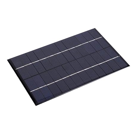 Alomejor 4.2W 12V Solarzellen Solartelefon Ladegerät mit hochwertigem polykristallinem Siliziummaterial