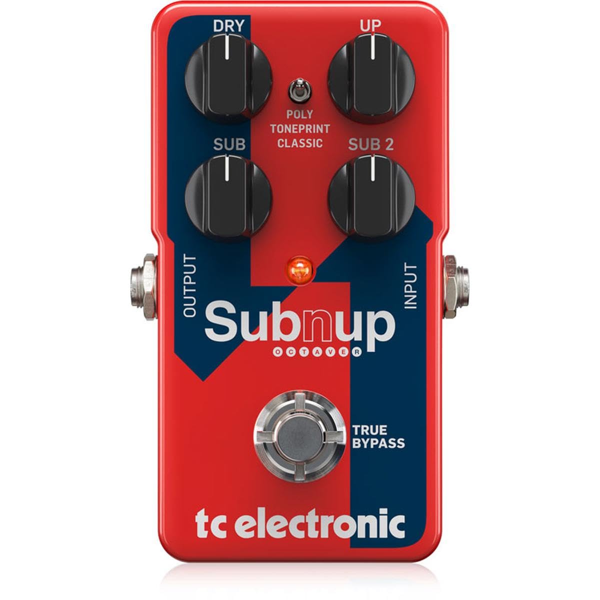 TC Electronic SUB 'N' UP OCTAVER Next-Generation Polyphonic Octave Pedal with Monophonic Octaver and Built-In TonePrint Technology, Compatible with PC and Mac