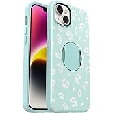 OtterBox OTTERGRIP Symmetry Series Case for iPhone - Non-Retail Packaging (Poppies by The Sea Blue, iPhone 14 Plus)