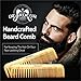Beard Comb Handcrafted by Beardeur - Wide & Fine Toothed Hair Comb