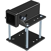 Fioracl Bolt-On RV Hitch Receiver - 2" Adapter for 3-4" Camper Beams, 200lbs Reinforced Cargo Rack & Bike Mount