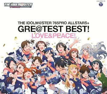 Amazon The Idolm Ster 765pro Allstars Gre Test Best Love Peace V A アニメ 音楽