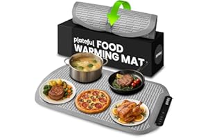 Plateful Warming Mat for Food - Food Warming Mat for Buffets Party, Electric Heating Trays/Pad Warmer for Countertop, Warm Tray to Keep Plates Hot for Kitchen, Party