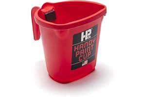 HANDY PAINT PRODUCTS HANDy Paint Cup Holds 16 oz. of Paint or Stain, Integrated Magnetic Brush Holder, Ideal for Trim Work, Touch-ups, 1 Pack