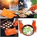 Silicone Grilling Gloves & Pulled Pork Bear Claws Set - Heat Resistant BBQ Grill Accessories & Barbecue Tools - FDA Approved and BPA Free (Grilling Gloves + Meat Claws)