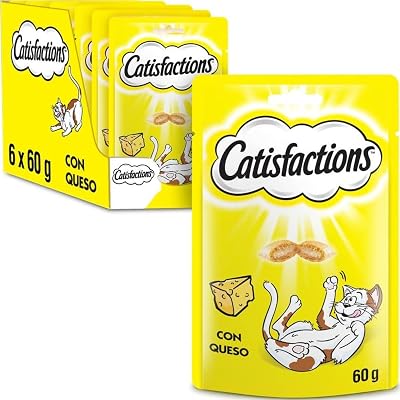 Guloseimas de Gato, Sabor Queijo (Embalagem de 6 x 60g)