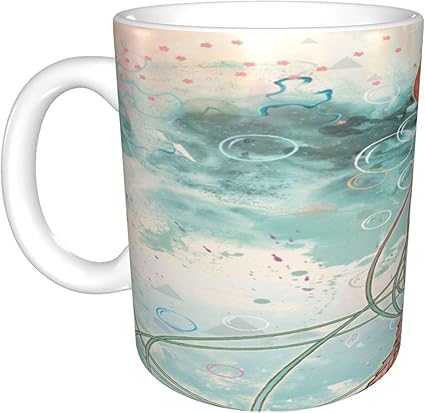 Amazon Co Jp 21新款 イラスト手描き マグカップ みうら はるま コーヒーカップ Mugs 陶器 個性 おしゃれ 贈り物 ギフト食器 耐熱 耐冷 大容量330ml 贈り物 人気 景品 マグ 贈答品 男性 女性 グッズ ホーム キッチン