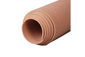 NEW - Cork Roll - 4' x 8' x 1/4" - Manton Cork Standard Grade Facing Material - 100% Natural